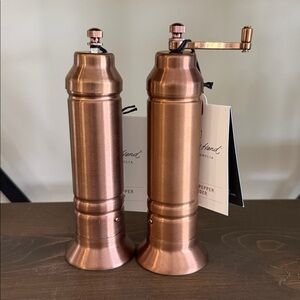 Hearth & Hand Copper Finish Salt and Pepper Grinders